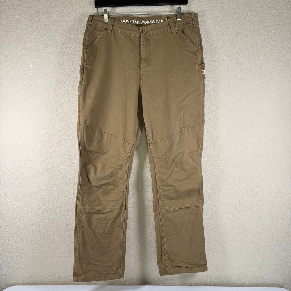 Dovetail Workwear Women's Straight Leg Tan Pants